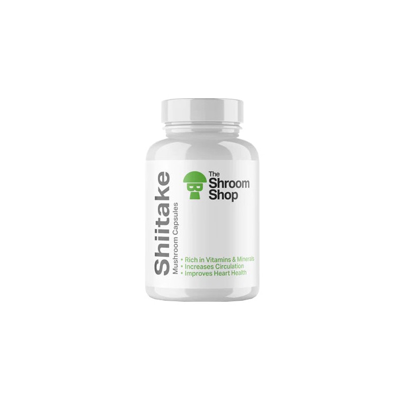 Buy The Shroom Shop Shiitake Mushroom 45000mg Capsules - 90 Caps | Express Highs UK