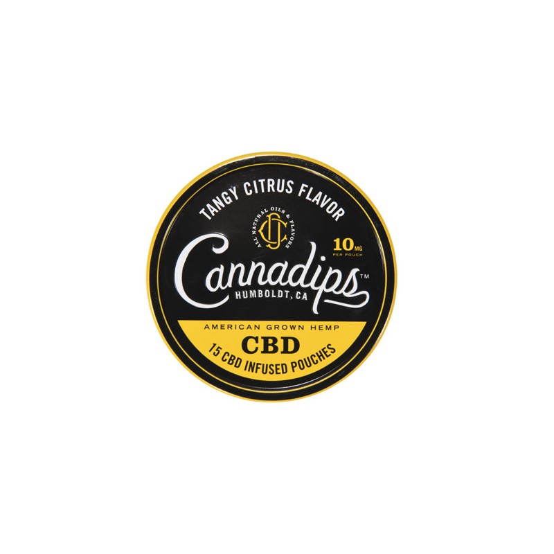 Buy Cannadips 150mg CBD Snus Pouches - Tangy Citrus | Express Highs UK