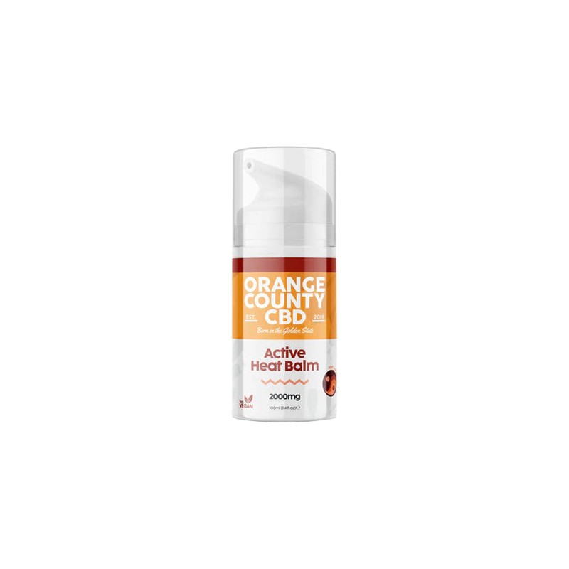 Buy Orange County CBD 2000mg Active Heat Balm 100ml | Express Highs UK