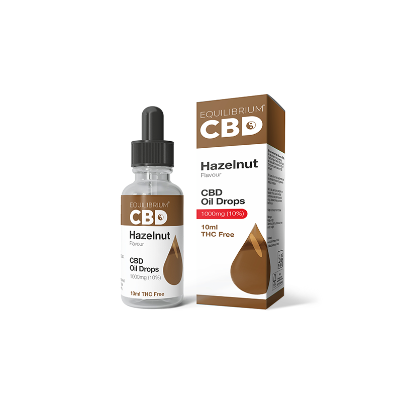 Buy 1000mg Equilibrium CBD Oil 10ml - Hazelnut Flavour | Express Highs UK