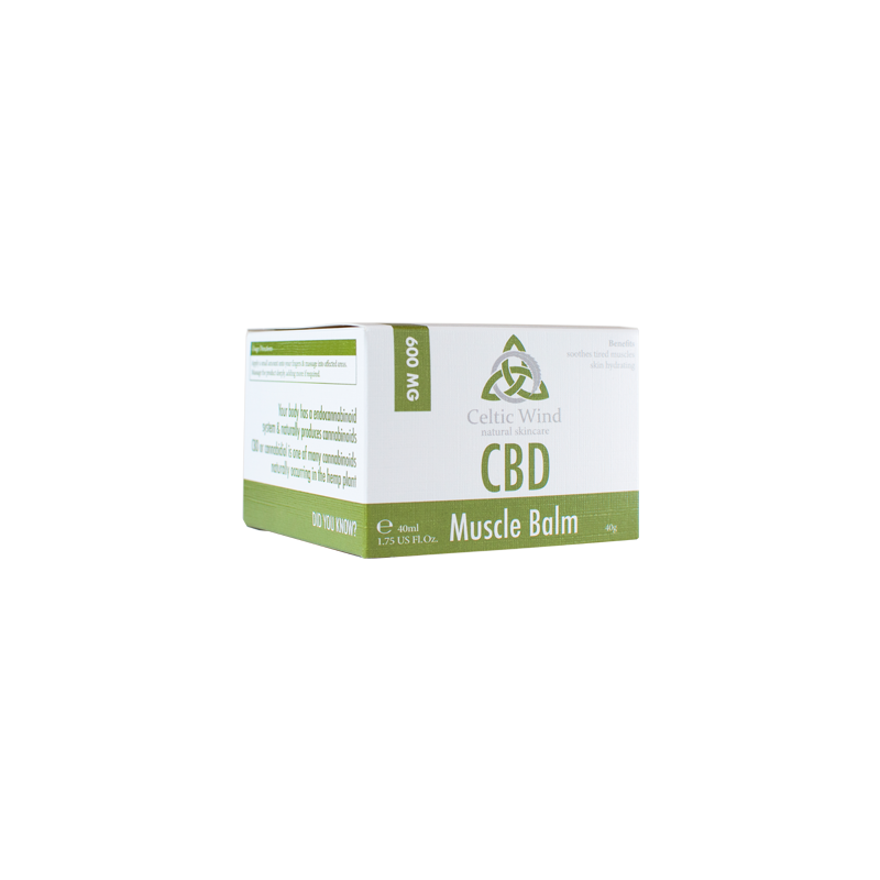 Buy Celtic Wind Crops 600mg CBD Muscle Balm - 40ml (BUY 1 GET 1 FREE) | Express Highs UK