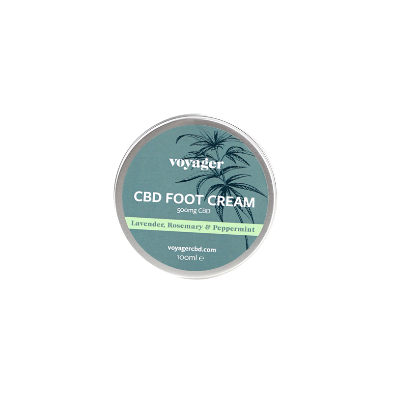 Buy Voyager 500mg CBD Foot Cream - 100ml | Express Highs UK