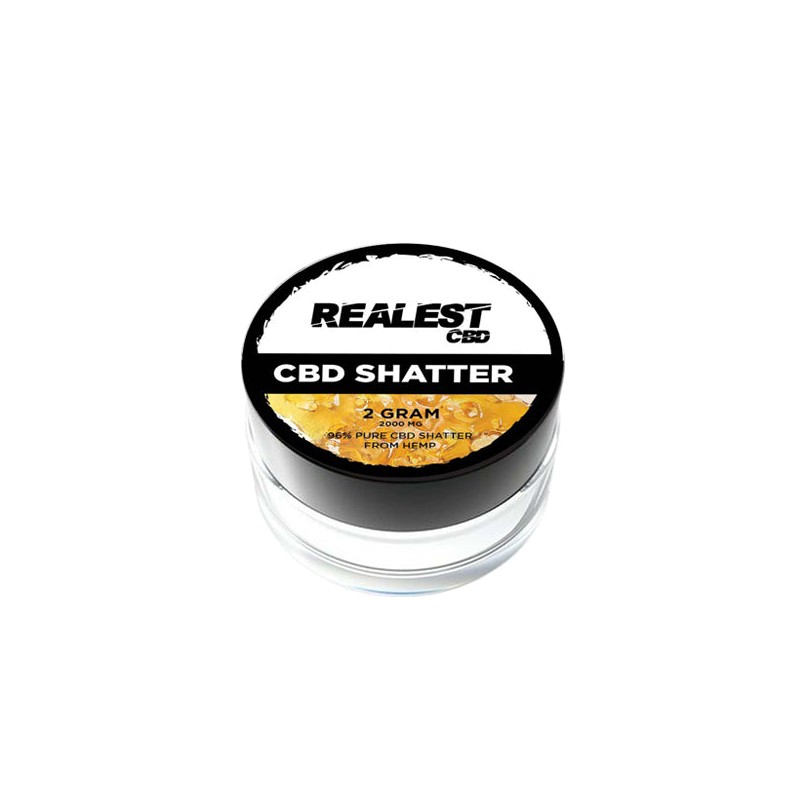 Buy Realest CBD 2000mg Broad Spectrum CBD Shatter (BUY 1 GET 1 FREE) | Express Highs UK