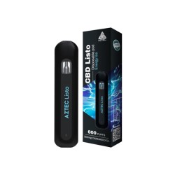 Buy Aztec CBD Listo 500mg CBD Disposable Vape Pen - 1ml 600 Puffs | Express Highs UK