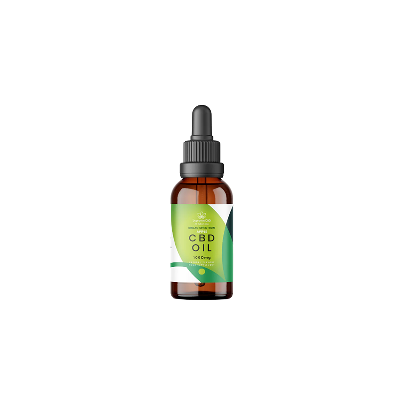 Buy Supreme CBD 1000mg Broad Spectrum Apple CBD Oil - 30ml | Express Highs UK