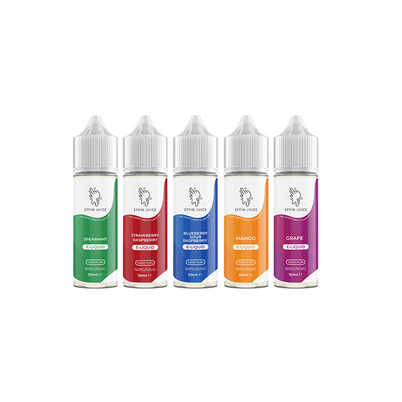 Buy 0mg EFFIN Juice 50ml Shortfill 0mg (50VG/50PG) | Express Highs UK