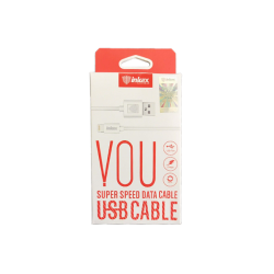 Buy Inkax VOU Super Speed Data USB I-Phone Cable Cable 1M - CK13 | Express Highs UK