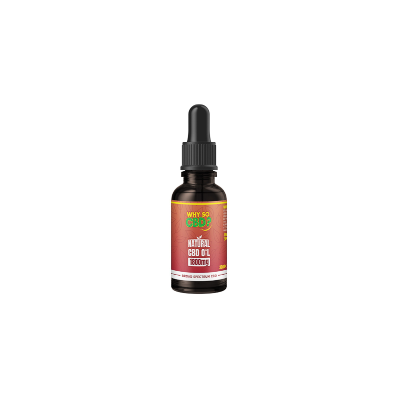 Buy Why So CBD? 1800mg Broad-Spectrum CBD Natural Oil - 30ml | Express Highs UK