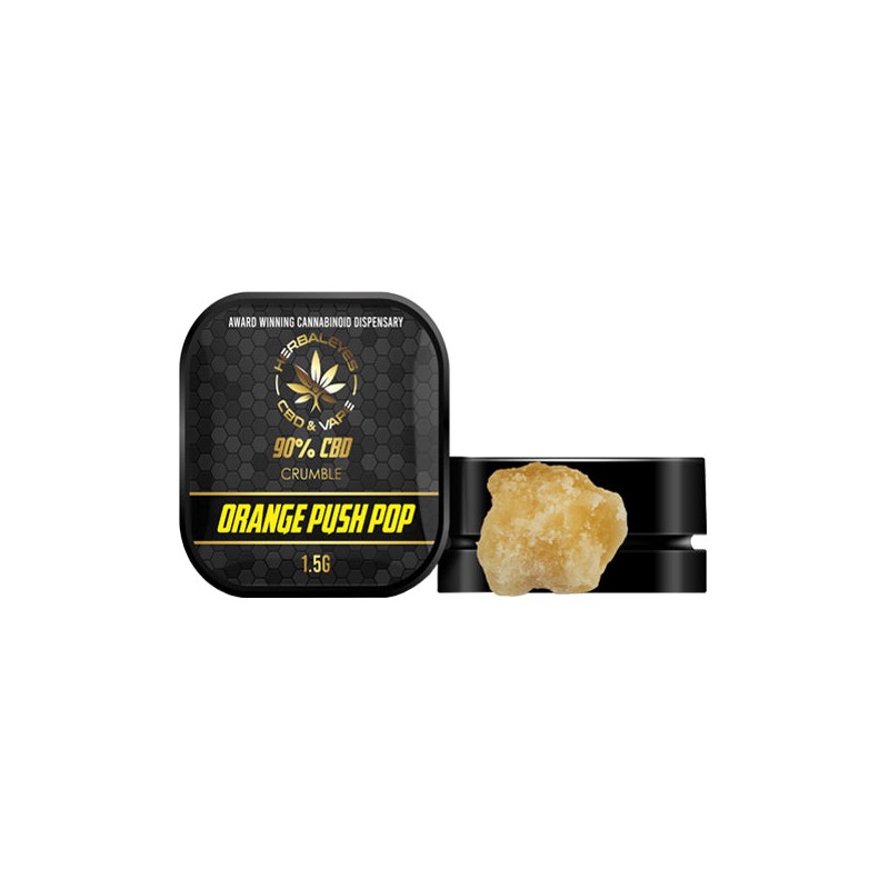 Buy Herbaleyes 90% CBD Orange Push Pop Dab Slabs - 1.5g | Express Highs UK