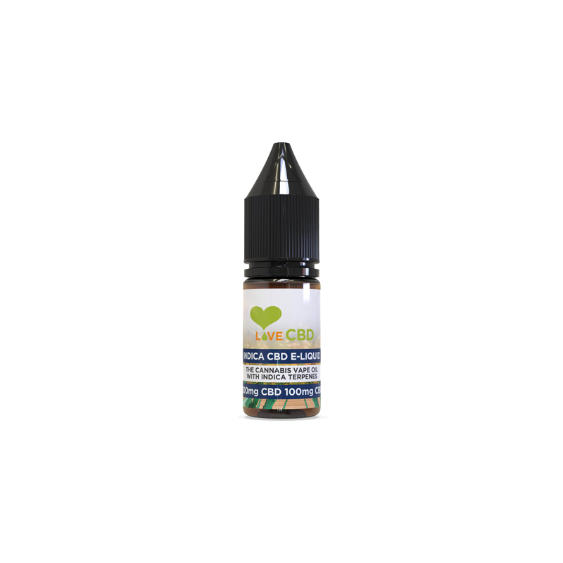 Buy Love CBD 600mg Indica CBD + CBG E-liquid 10ml (65PG-35VG) | Express Highs UK