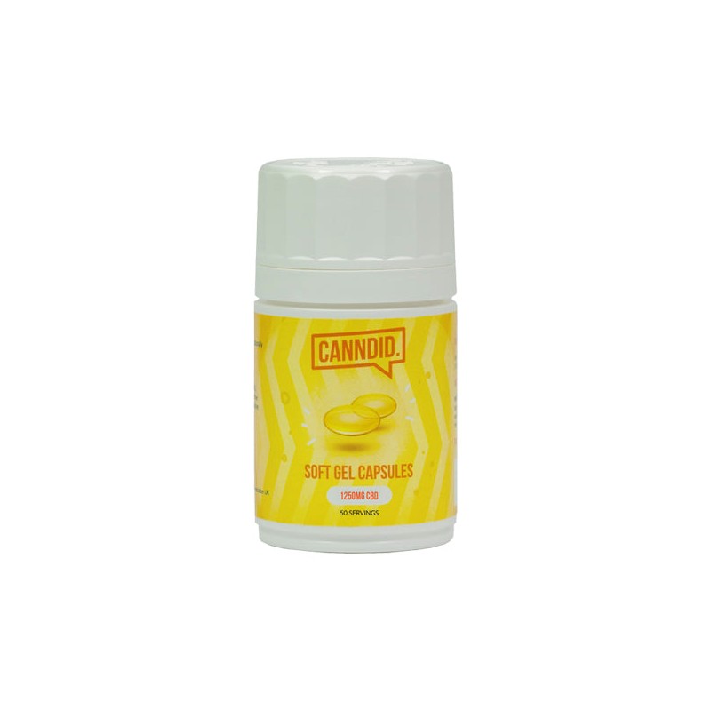 Buy Canndid 1250mg CBD Capsules - 50 Caps | Express Highs UK