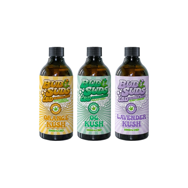 Buy Bud Suds 1000mg CBD Bubble Bath - 300ml | Express Highs UK