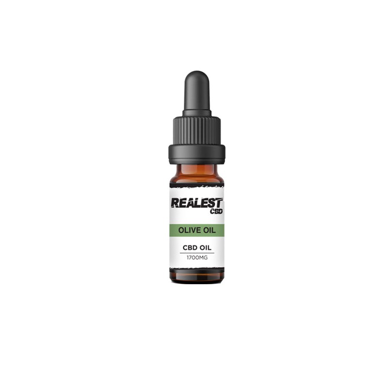 Buy Realest CBD 1700mg Broad Spectrum CBD 10ml Olive Oil (BUY 1 GET 1 FREE) | Express Highs UK