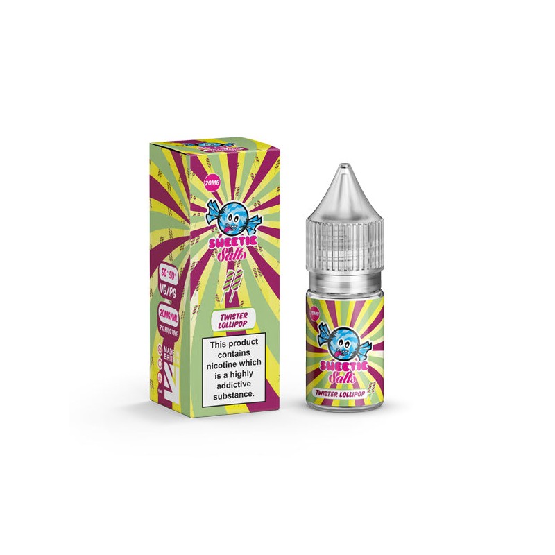 Buy 18mg Twister Lollipop By Liqua Vape 10ml Flavoured Nic Salts | Express Highs UK