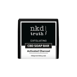 Buy NKD 50mg CBD Specialty Activated Charcoal soap bar 100g | Express Highs UK