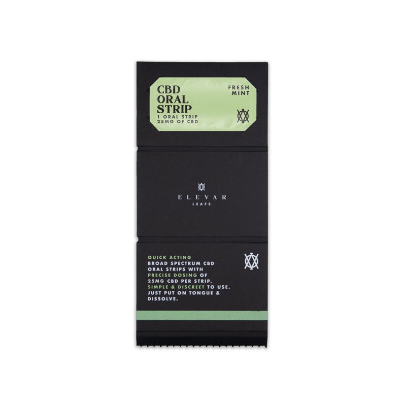 Buy Elevar Leafs 125mg CBD Oral Strips | Express Highs UK