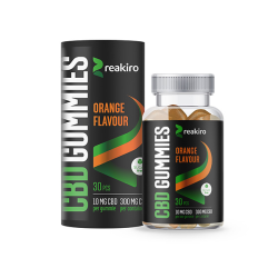 Buy Reakiro 300mg Full Spectrum CBD Orange Vegan Gummies - 30 Pieces | Express Highs UK