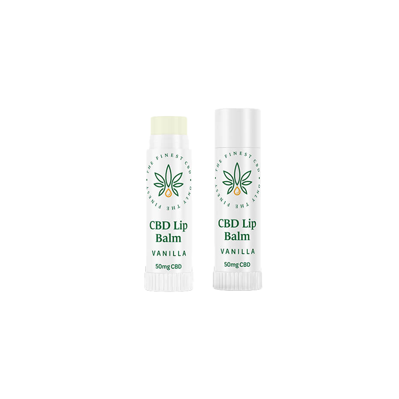 Buy The Finest Balm 50mg CBD Vanilla Lip Balm Stick - 5ml | Express Highs UK