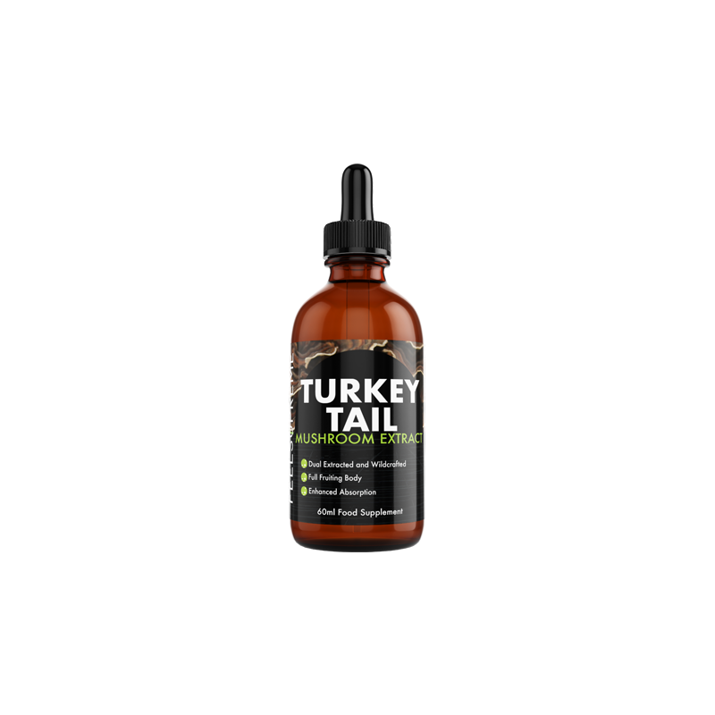 Buy Feel Supreme Turkey Tail Mushroom Liquid Tincture - 60ml | Express Highs UK