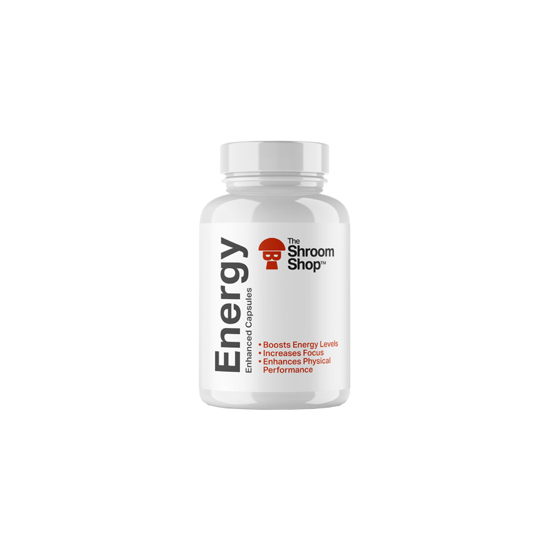 Buy The Shroom Shop Enhanced Energy 67500mg Capsules - 90 Caps | Express Highs UK