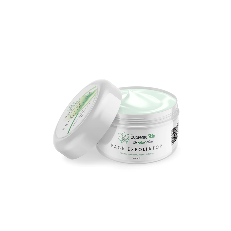 Buy Supreme CBD 500mg CBD Face Exfoliator - 100ml | Express Highs UK