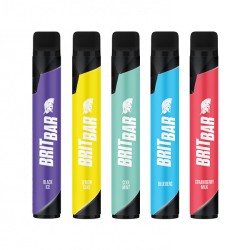 Buy 20mg Brit Bar Disposable Vape Device 575 Puffs | Express Highs UK