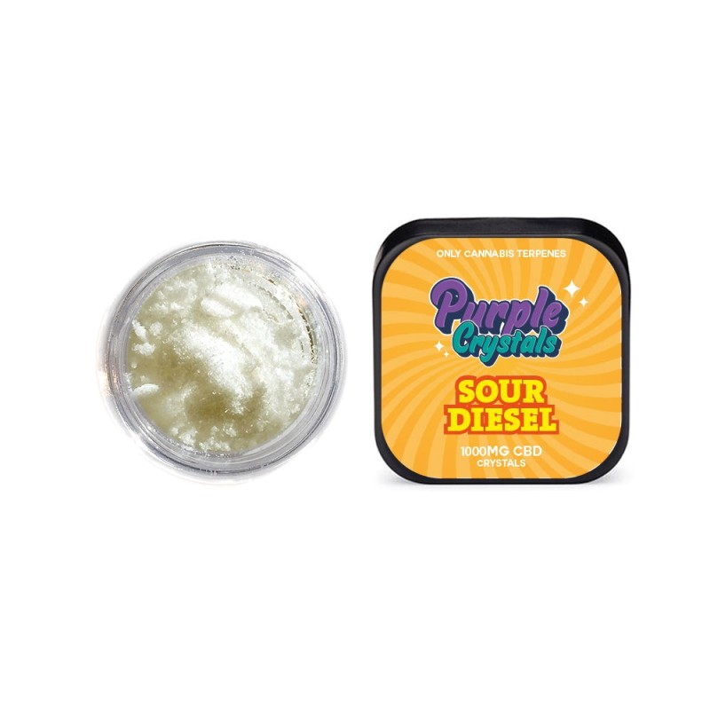 Buy Purple Crystals by Purple Dank 1000mg CBD Crystals - Sour Diesel (BUY 1 GET 1 FREE) | Express Highs UK