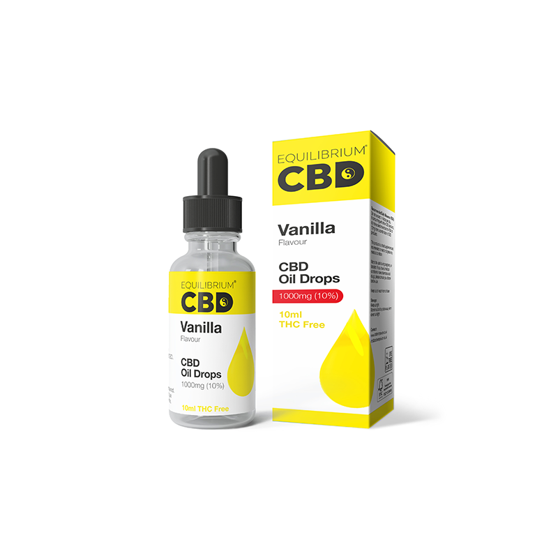 Buy 1000mg Equilibrium CBD Oil 10ml - Vanilla Flavour | Express Highs UK