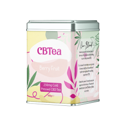 Buy CBTea 250mg Cold Pressed Full Spectrum CBD Berry Fruit - 100g | Express Highs UK