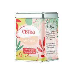 Buy CBTea 125mg Cold Pressed Full Spectrum CBD English Breakfast 50g | Express Highs UK