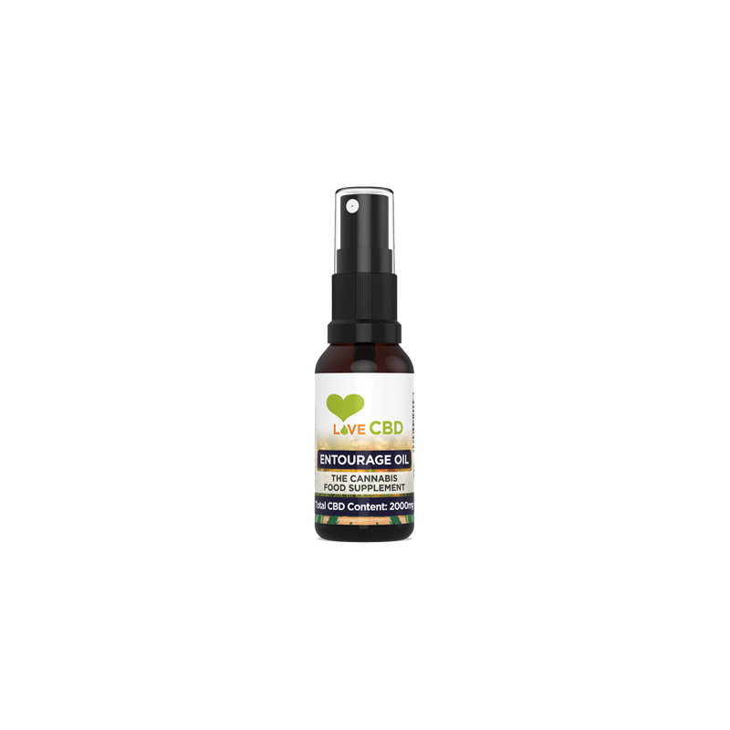 Buy Love CBD 2000mg Entourage CBD Oil Spray - 20ml | Express Highs UK