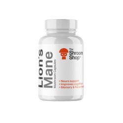 Buy The Shroom Shop Lion's Mane Mushroom 45000mg Capsules - 90 Caps | Express Highs UK