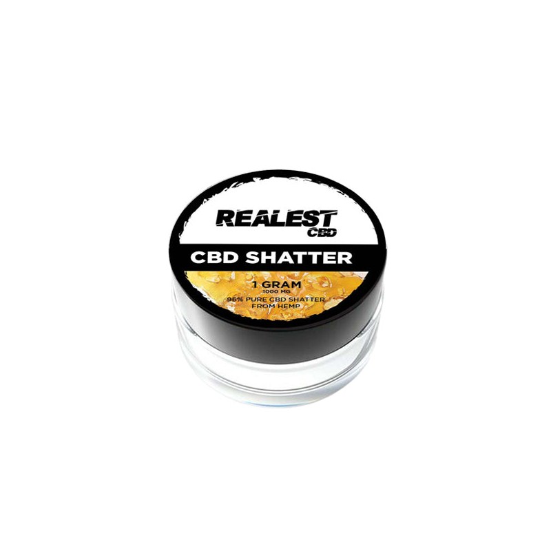 Buy Realest CBD 1000mg Broad Spectrum CBD Shatter (BUY 1 GET 1 FREE) | Express Highs UK