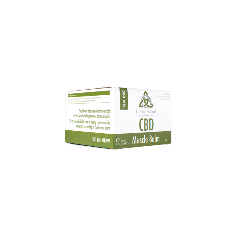 Buy Celtic Wind Crops 300mg CBD Muscle Balm - 40ml (BUY 1 GET 1 FREE) | Express Highs UK