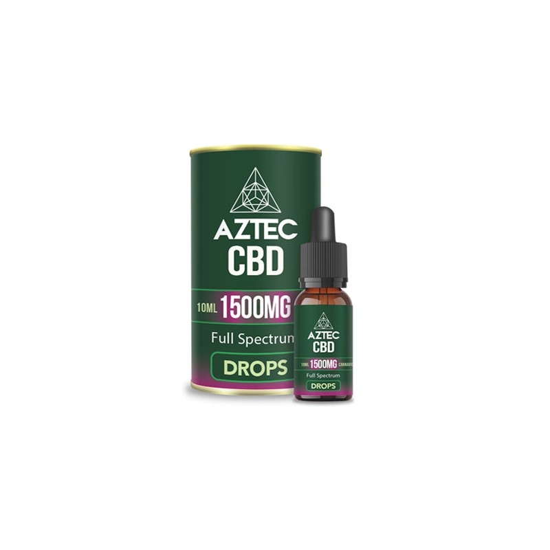 Buy Aztec CBD Full Spectrum Hemp Oil 1500mg CBD 10ml | Express Highs UK