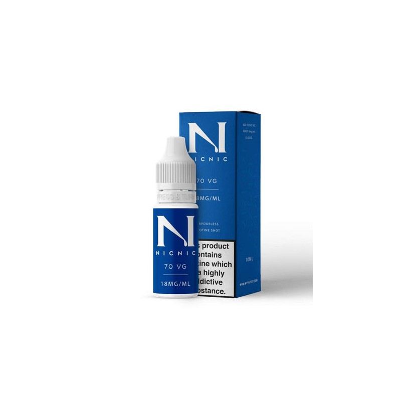 Buy 18mg Nic Nic Flavourless Nicotine Shot 10ml 70VG | Express Highs UK