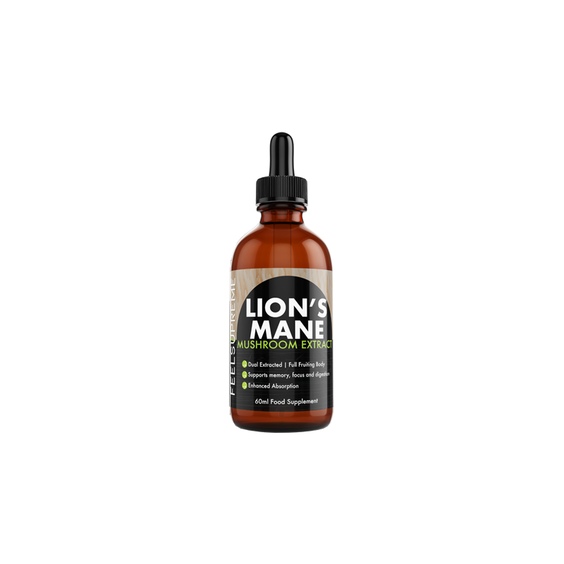 Buy Feel Supreme 1500mg Lion's Mane Mushroom Extract Tincture - 60ml | Express Highs UK