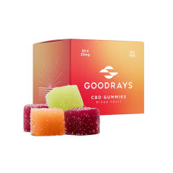 Buy Goodrays 750mg CBD Mixed Fruit Gummies - 30 Pieces | Express Highs UK