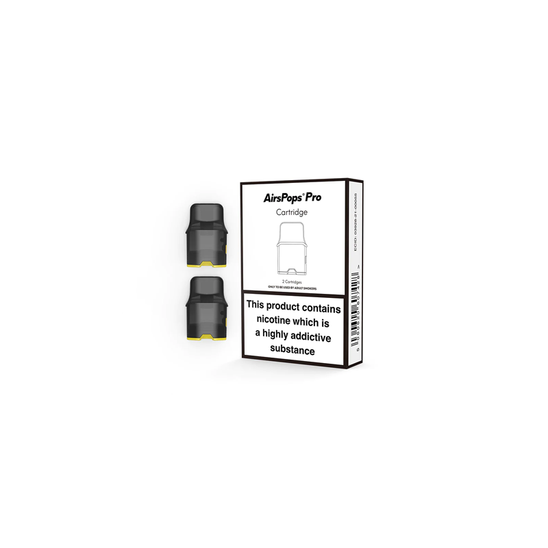 Buy AirsPops By AIRSCREAM Replacement Pro Pod Cartridges 2PCS 2ml (No Coils Included) | Express Highs UK