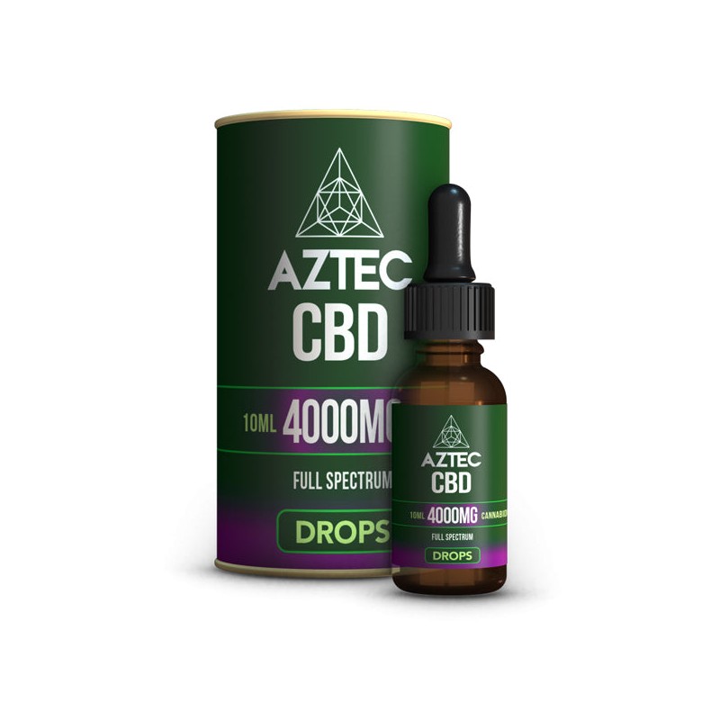 Buy Aztec CBD Full Spectrum Hemp Oil 4000mg CBD 10ml | Express Highs UK