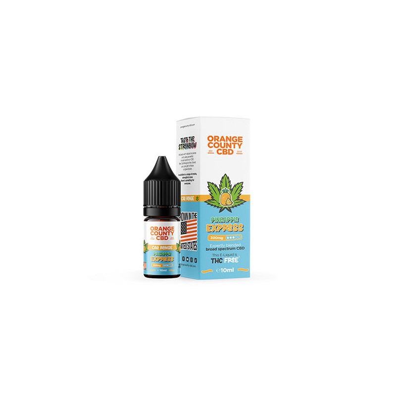 Buy Orange County CBD Cali Range 300mg CBD 10ml E-liquid (60VG/40PG) | Express Highs UK