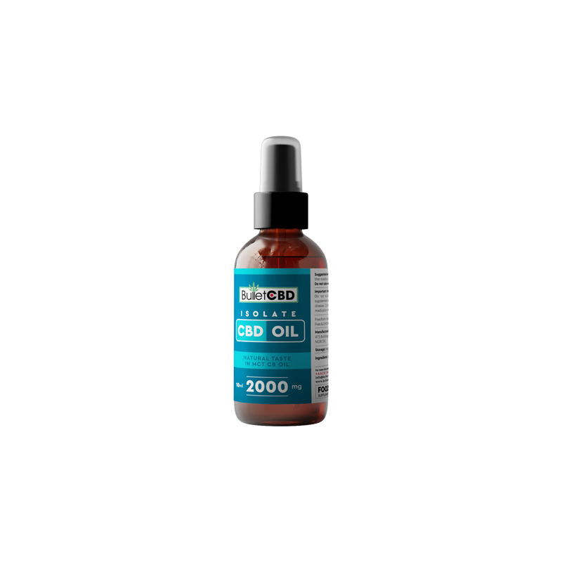 Buy Bullet CBD 2000mg Pure CBD Isolate MCT Oil Spray - 10ml | Express Highs UK