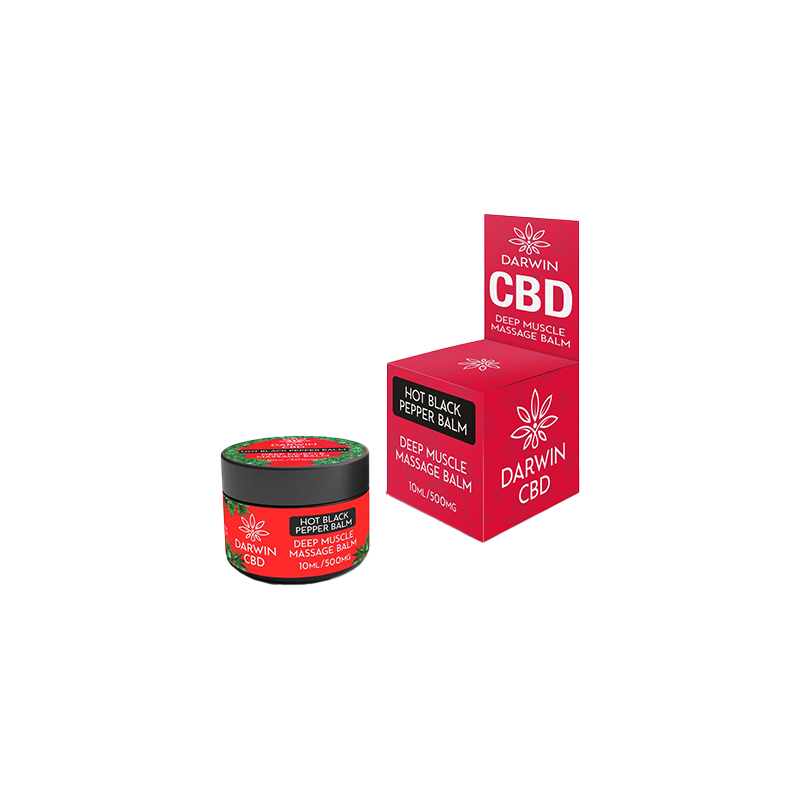 Buy Darwin CBD 500mg Hot Black Pepper Balm - 10ml | Express Highs UK