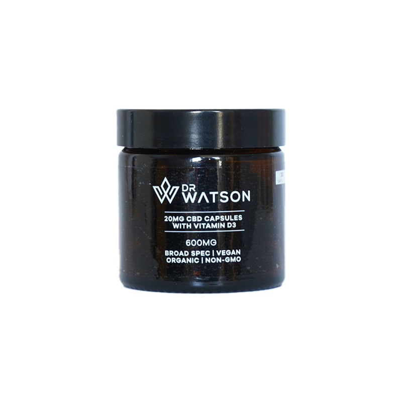 Buy Dr Watson 600mg CBD Capsules - 30 Caps | Express Highs UK