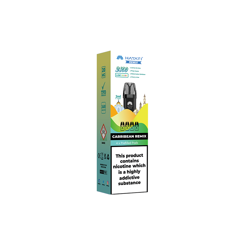 Buy 20mg Hayati Remix 2400 Replacement Pods 2400 Puffs | Express Highs UK