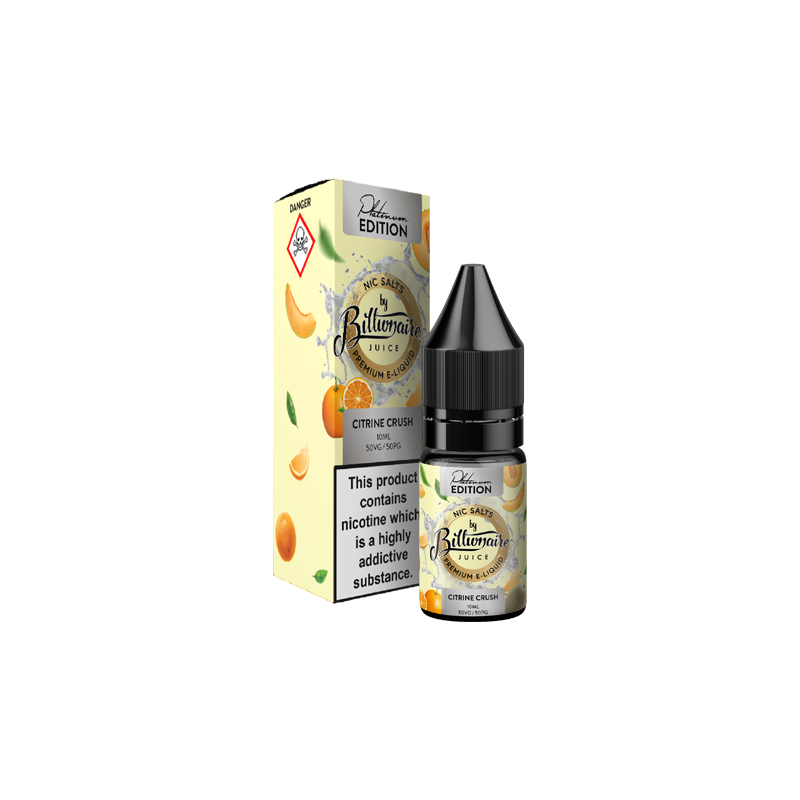 Buy 10mg Billionaire Juice Platinum Edition 10ml Nic Salts (50VG/50PG) | Express Highs UK