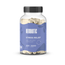 Buy Hembiotic 5000mg Bulk Functional CBD Capsules - 200 Caps | Express Highs UK