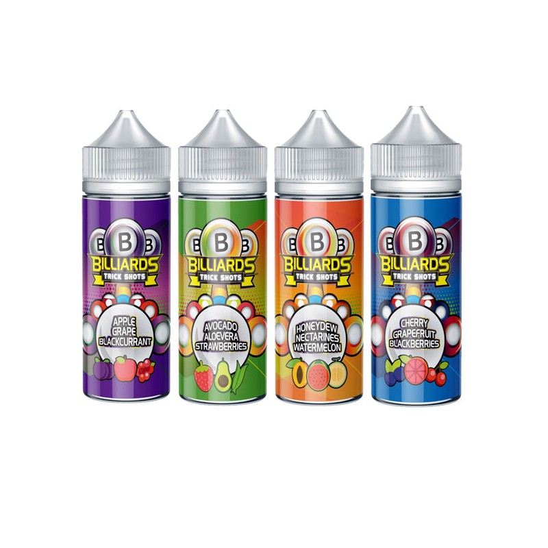 Buy EXPIRED -- Billiards Trick Shots Range 100ml Shortfill 0mg (70VG/30PG) | Express Highs UK