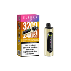 Buy 20mg Elf Bar 4 in 1  Pod Vape Kit 3200 Puffs | Express Highs UK