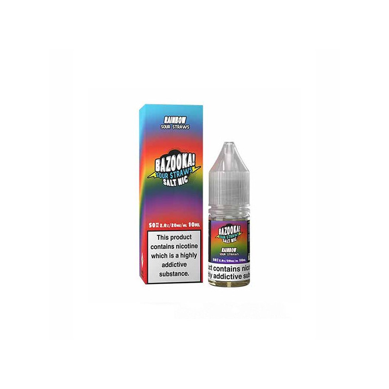 Buy 10mg Bazooka Sour Straws 10ml Nic Salts (50VG/50PG) | Express Highs UK